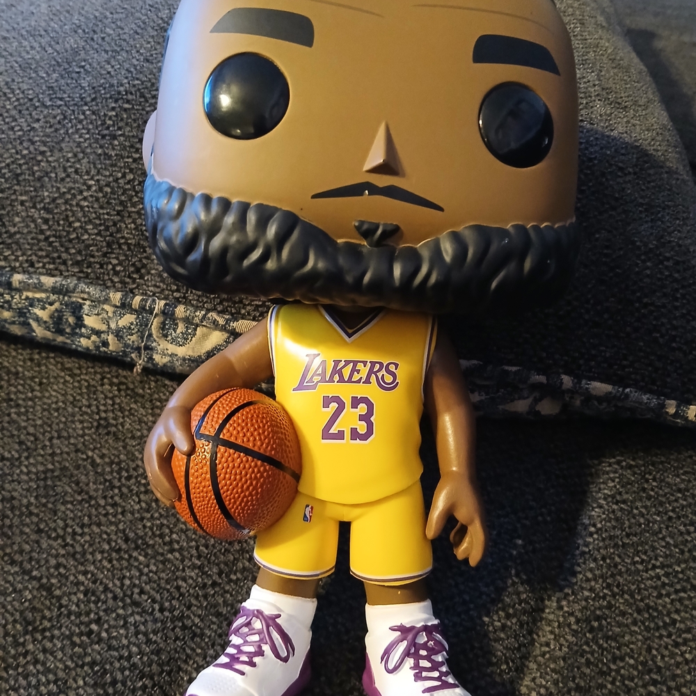 Funko Yellow and Purple Basketball Game Figure